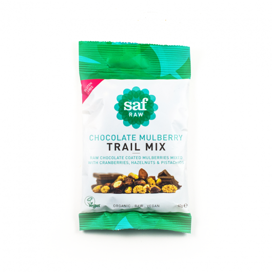 RAW CHOCOLATE MULBERRY TRAIL MIX